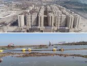 صور.. عام جديد للسيسى فى مسيرة التنمية.. تطهير بحيرة مريوط وزيادة العمق لأول مرة فى تاريخها.. القضاء على مشكلة جفاف الأطراف فى الشتاء وإزالة كافة التعديات.. بشاير الخير 3 نقلة حضارية كـ"مأوى الصيادين"