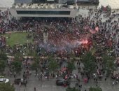 تجمع جماهير ليفربول للمرة الثانية للاحتفالات.. ومخاوف من انتشار كورونا