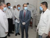 نائب محافظ سوهاج يتفقد مستشفى طما المركزى ويطمئن على سير العمل