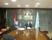 محافظ كفر الشيخ يجتمع عبر "كونفرانس" مع وزيرة الصحة لمجابهة فيروس كورونا