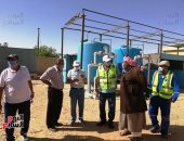 صور.. مشروعات مياه جديدة تروى أرض الفيروز تتخطى قيمتها 190 مليون جنيه