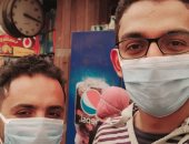 بالكمامة.. "السيد" و"محمد" يشاركان بصورة لهما ملتزمان بالإجراءات الوقائية