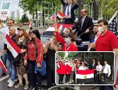 بالأعلام وصور الرئيس السيسي.. الجالية المصرية في نيويورك تحيى ذكرى ثورة 30 يونيو أمام الأمم المتحدة.. وتؤكد: مياه النيل خط أحمر.. وليبيا بوابة الأمن القومى المصرى.. و30 يونيو أعادت مصر إلى مسارها الصحيح (صور)