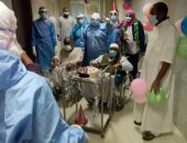 خروج عدد من حالات كورونا من مستشفى دراو المركزى بأسوان بعد تماثلهم للشفاء