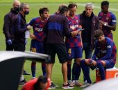 شجار في غرفة ملابس برشلونة بين سيتين واللاعبين وأنباء عن عودة جوارديولا