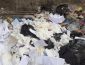 اضبط مخالفة.. إلقاء النفايات الطبية بجوار مسجد بمدينة بلبيس "صور"