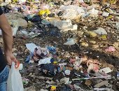 سيبها علينا.. شكوى من انتشار القمامة بمنطقة قراقص بالبحيرة