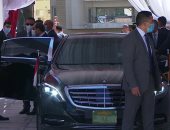الرئيس السيسي يغادر قصر البارون بعد إعادة افتتاحه 
