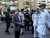 محافظ الإسكندرية يتفقد حريق المستشفى الخاص بعد مصرع وإصابة 16 مريضا.. صور