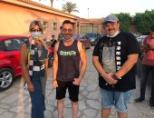 صور.. بوسى شلبى تجرى لقاءات مع أبطال فيلم "زنزانة 7"