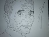 "كيرلس" يشارك بلوحات للفنانين تبرز موهبته في الرسم 