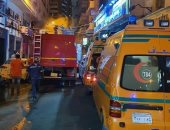النيابة تعاين حريق مستشفى خاص للولادة اندلع دون خسائر بالإسكندرية