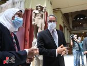 وزير السياحة: إجراءتنا الاحترازية تحت مجهر الأسواق السياحية..صور