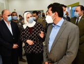 صور..وزيرا الرياضة و التضامن الاجتماعى فى جولة بحى الأسمرات 