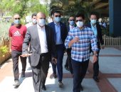 وزير الرياضة يزور مركز شباب الجزيرة بعد عودة النشاط