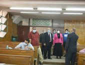 نائب رئيس جامعة الزقازيق تتفقد سير امتحانات مرحلة الدراسات العليا بكلية الحقوق