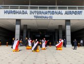 لجنة تفتيش روسية تطمئن على الإجراءات الأمنية بمطار الغردقة استعدادا لعودة السياحة