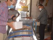 تحرير 65 محضر إشغالات ونظافة وشهادات صحية لمقاهى ومطاعم فى المحلة.. صور