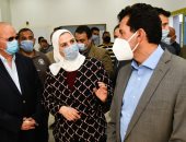 وزيرا الشباب والتضامن فى جولة تفقدية بحى الأسمرات