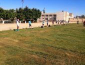 صور.. استئناف النشاط الرياضى بمركز شباب العريش