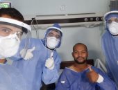 مستشفى الأقصر العام تعلن خروج 12 حالة بعد شفائهم من فيروس كورونا.. صور