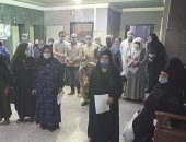 تعافى وخروج 23 حالة كورونا بعد تلقيهم الرعاية الصحية بمستشفى الفشن المركزى