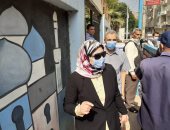 وكيل تعليم بنى سويف تتفقد الإجراءات الاحترازية في لجان الثانوية العامة