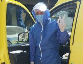 الجيش الأبيض.. عماد مسعف على خط مواجهة كورونا فى سرايا القبة