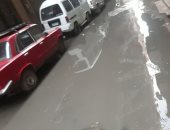 سكان شارع أولاد درويش بالوراق يشكون انتشار مياه الصرف الصحى