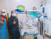 صور.. مستشفى إسنا للعزل الصحى تسجل حالة الولادة رقم 16 لمولودة أنثى