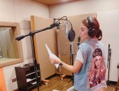 يارا تعود للاستوديو من جديد بعد التوقف بسبب فيروس كورونا.. صور