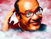 قارىء يشارك ببورتريه مميز لصلاح عبد الله بالفوتوشوب