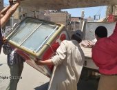 صور.. حملة مكبرة لرفع اشغالات المحلات والمطاعم والكافيهات بالمحلة