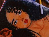 "ياسمين" فنانة تشارك صحافة المواطن بعدد من اللوحات لإبراز موهبتها الفنية