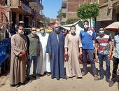 شباب قرية كفر أبو داود ونفيا بطنطا فى حملة تطهير لمواجهة فيروس كورونا