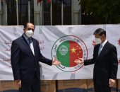 الصين تهدى الجامعة العربية مستلزمات طبية لمكافحة فيروس كورونا