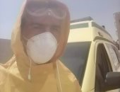 الجيش الأبيض.."محمد" بإسعاف مدينة نصر بالقاهرة في مواجهة فيروس كورونا