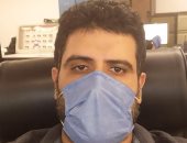 "عاصم" من محافظة دمياط يشارك صورته بالكمامة التزاما بالإجراءات الوقائية