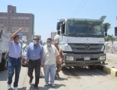 رئيس مدينة المحلة الكبرى يتفقد أعمال التجميل والنظافة بشارع نعمان الأعصر