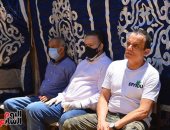 شاهد..فيفي عبده وأشرف زكي وشيماء سيف يودعون رجاء الجداوى فى مقابر البساتين 