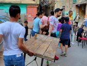 صور .. حملات لفض فرح شعبى وضبط مخالفات المقاهى بحى جمرك الإسكندرية