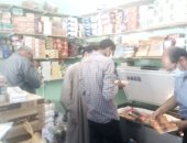 صور.. تحرير محاضر ضد المخالفين فى حملة على المحلات والمقاهى بالأقصر 