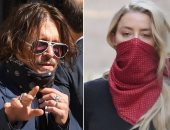 لحظة وصول جونى ديب وطليقته أمبر هيرد للمحكمة فى قضيتهما الشهيرة.. صور