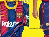 برشلونة الإسبانى يعلن القميص الجديد لموسم 2021.. صور