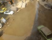 سكان شارع الرشاد بالمطرية يشكون انتشار مياه الصرف الصحى بالمنطقة