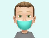 زوكربيرج يستبدل صورة بروفايله على فيسبوك بالكمامة للتوعية بأهمية ارتدائها