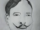 "نجوى" من المنصورة تشارك عددا من البورتيرهات الفنية التى تبرز موهبتها الفنية