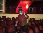 صور.. تطهير دار أوبرا بالإسكندرية استعدادا لأول حفل فنى بعد عودة النشاط