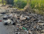 أهالى قرية ترعة ناصر يشكون استمرار تراكم وإلقاء القمامة بطريق الجبانة