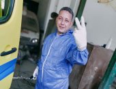 الجيش الأبيض محمد سائق بإسعاف القاهرة فى مواجهة كورونا